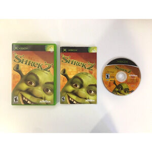 Shrek 2 (Microsoft Xbox, 2004) Activision - CIB Complete w/ Manual - US Seller